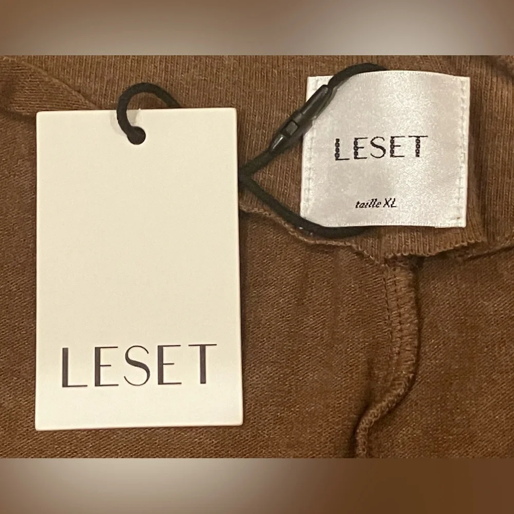 NWT Shopbop LESET Lauren High Waist Knit Maxi Skirt XL “Squirrel” Brown So Soft! - Picture 8 of 15